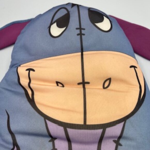 Vintage 1990’s Disney Store Exclusive Eeyore Pillow Soft 20 X 13” - Picture 4 of 13